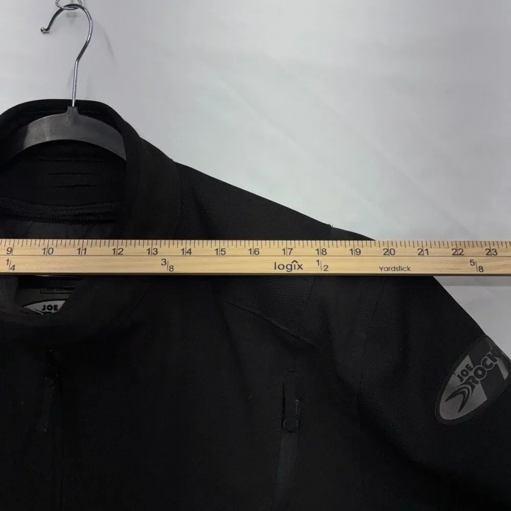 Joe Rocket Touring Jacket Men 2XL Black CE Level 2 Armor Removable Quilted Liner